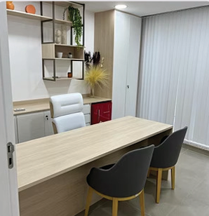 Sala de atendimento clínica e moderna